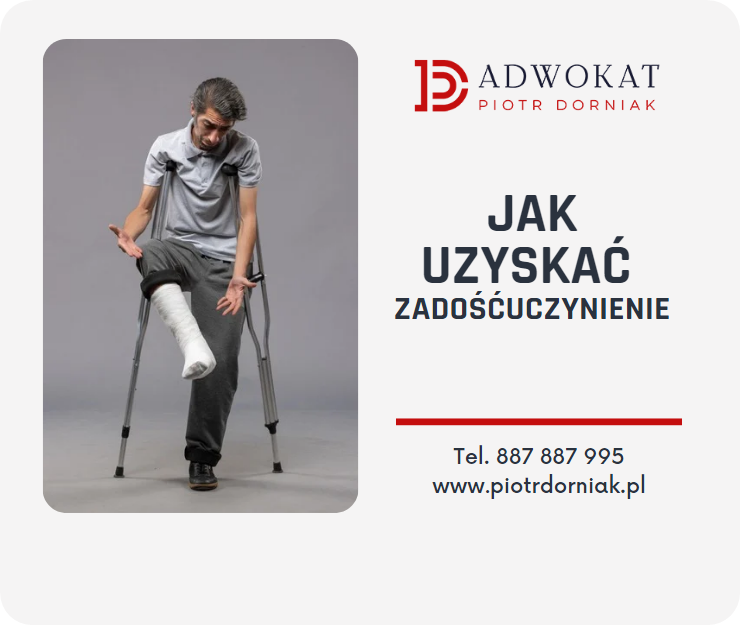 zadośćuczynienie - jak uzyskać | www.piotrdorniak.pl