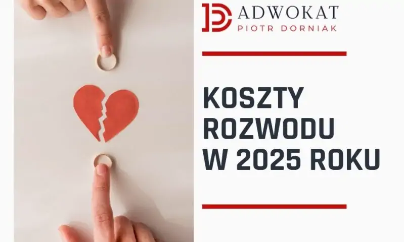 koszty rozwodu w 2025